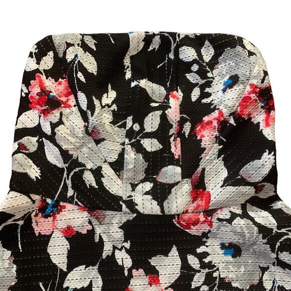 Express Black Strapless Floral Dress | Size 4 - Picture 4 of 10